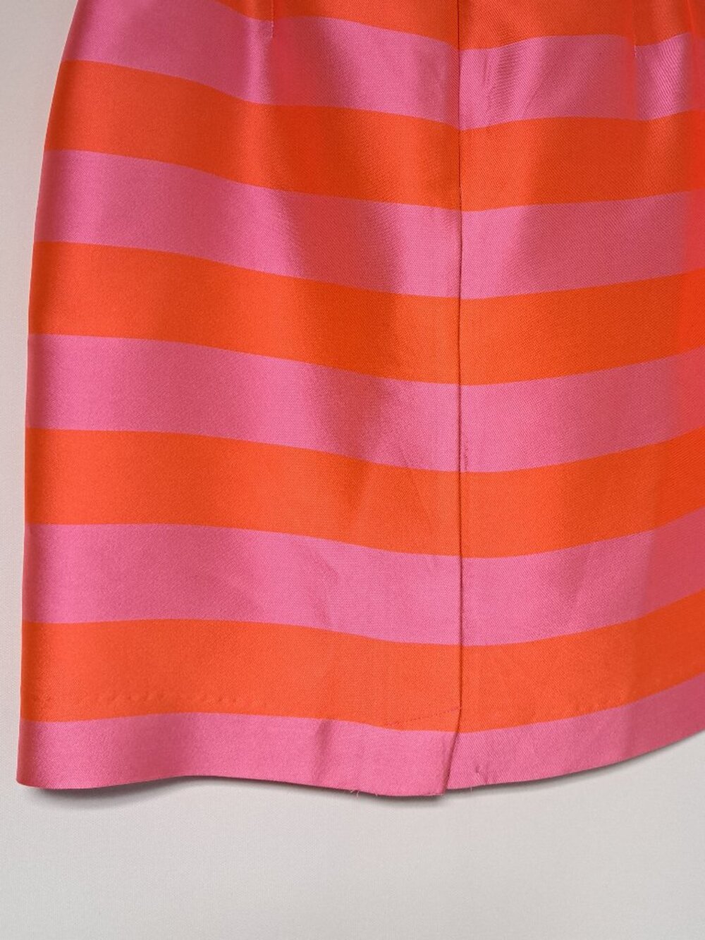 FUN DONCASTER HOT PINK & ORANGE STRIPED MINI SKIRT SMALL MED SEE PICTURES - Picture 5 of 7